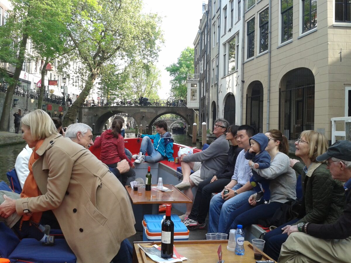 Familie en vriendenuitje 2 20140501 174959 Varen in Utrecht