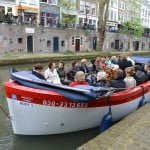 Varen in Utrecht grachten - Afvaartsteiger Gaardburg Utrecht