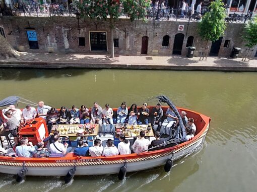 Betriebsausflug auf dem Wasser in Utrecht